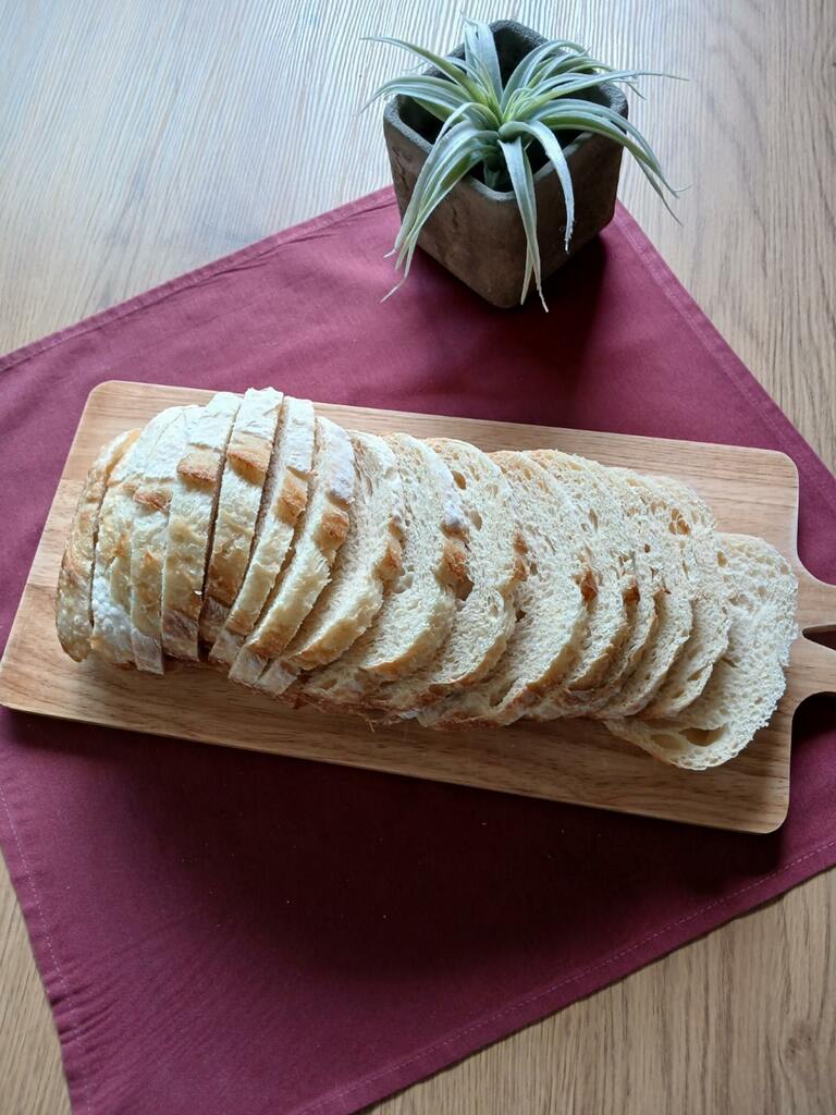 Traditional Sourdough in Loaf Pan