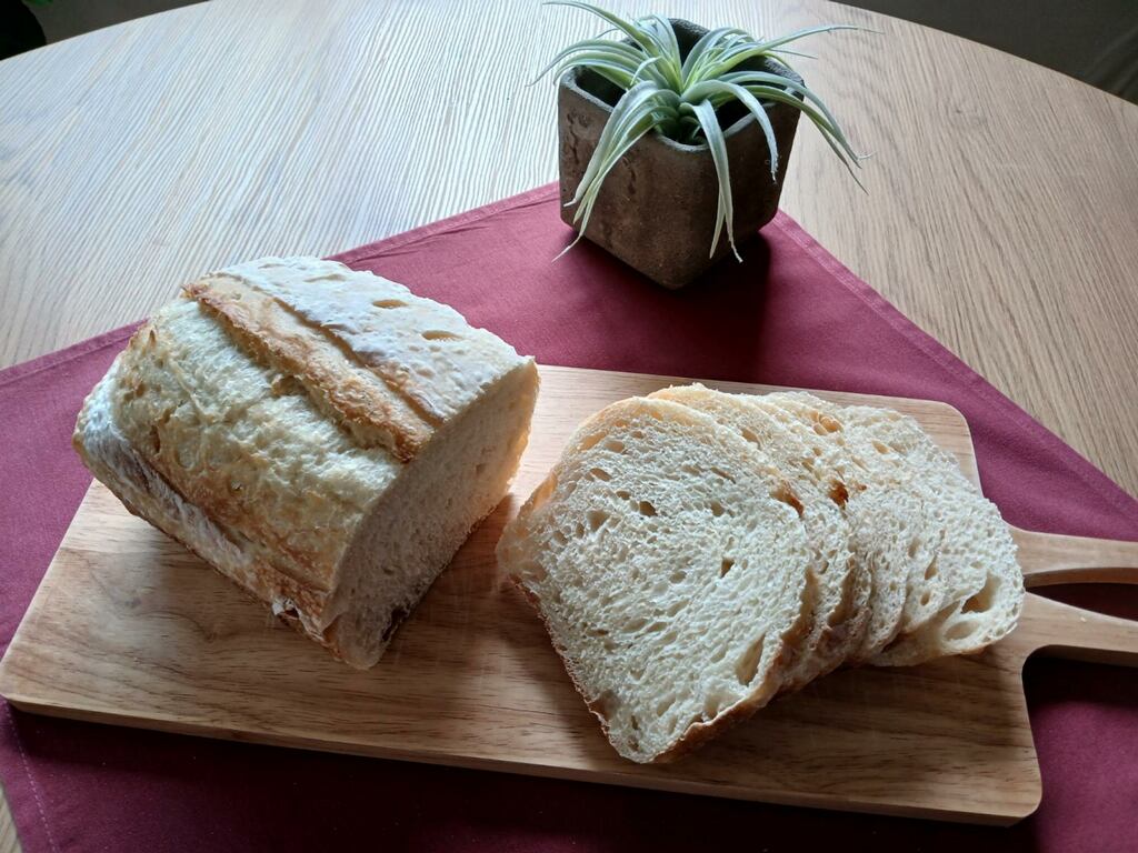 Traditional Sourdough in Loaf Pan